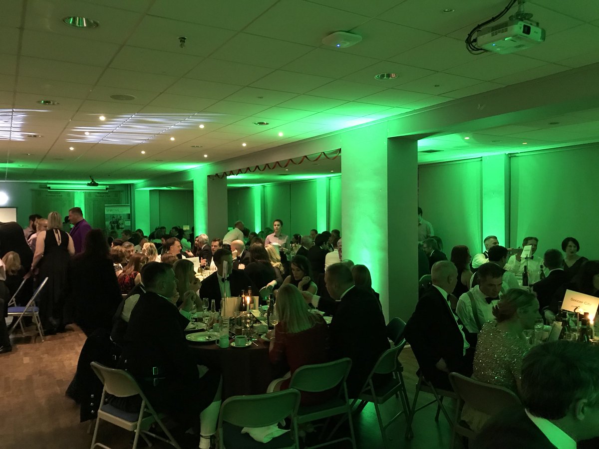 Myreside packed out for <a href="/lifelongsport/">Sporting Start</a> dinner this evening. What a night! All in memory for Martin Macari - an absolute WFC legend.