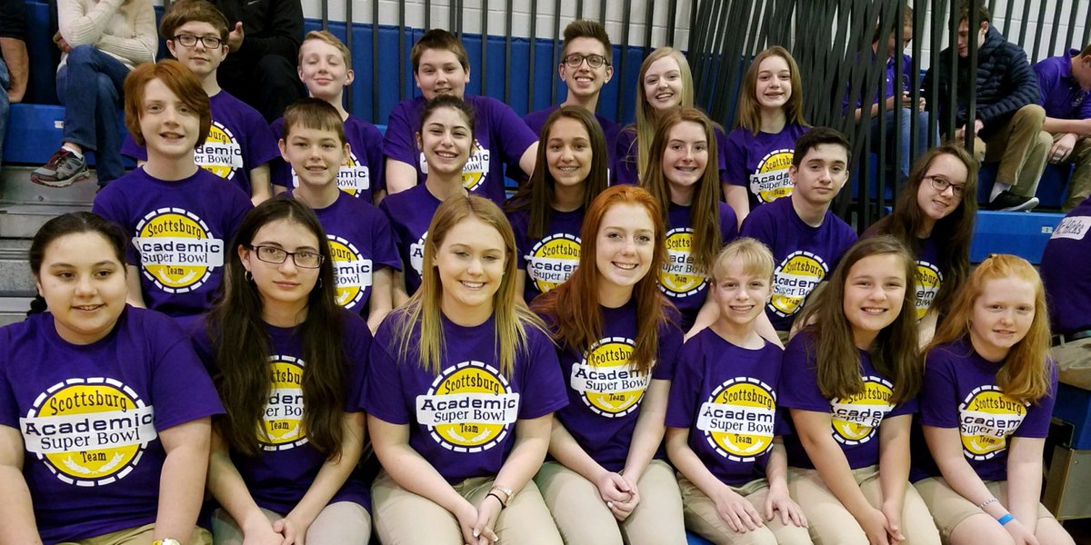 First-ever Academic Super Bowl Team! Great job!!