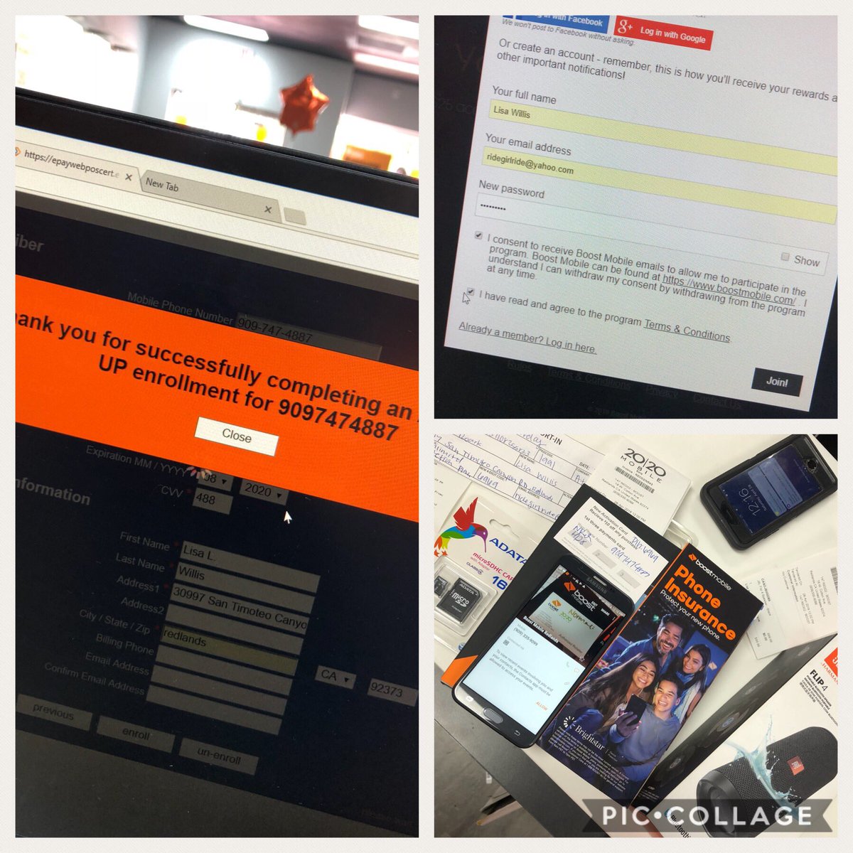 2020mobilered02's tweet photo. Bye AT&amp;T. Welcome to boost. #port #JBL #HappySaturday #autopay #referral #program https://t.co/mHAH9QGh6q