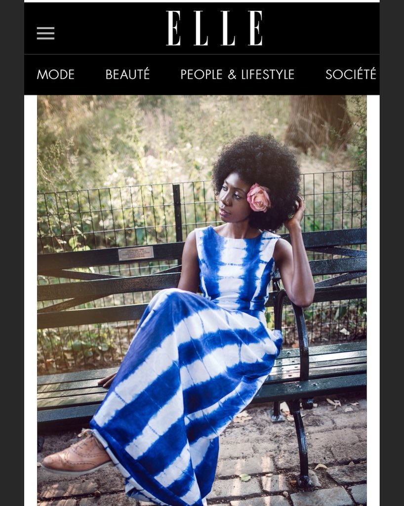 Amazing article about <a href="/Mariamaworld/">MARIAMA CAMARA™</a> in ELLE-CI 💙 elle.ci/Societe/Femmes…