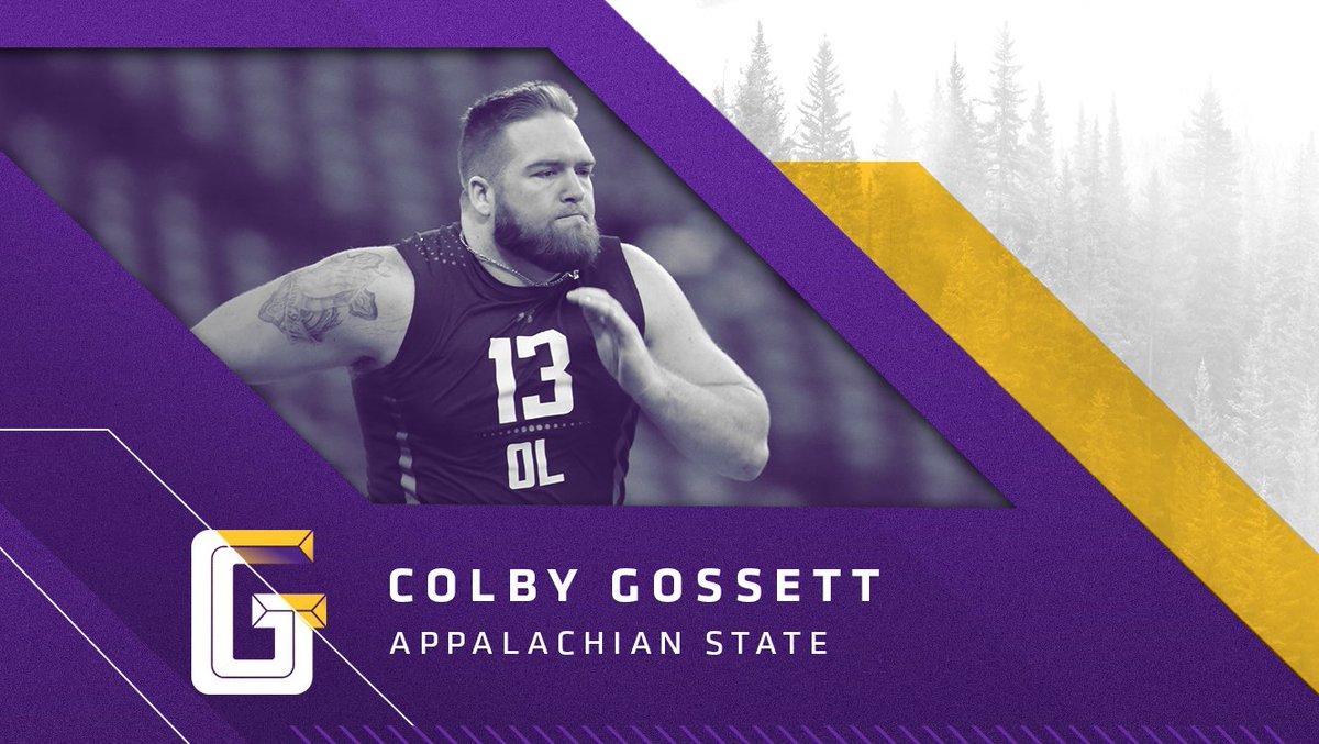 With the 213th overall pick, we have drafted G @colbygossett.  #VikingsDraft https://t.co/oc6V9ePppU