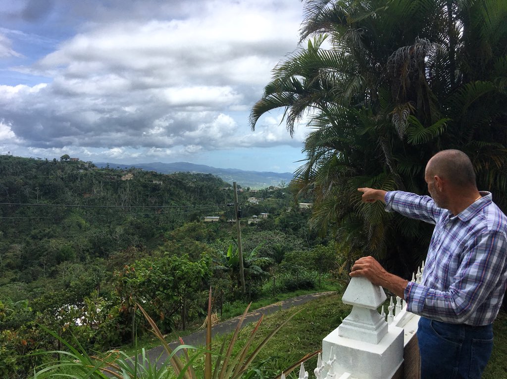 GeoAdaptive's tweet photo. Today we visited a cacao farm in Aguada. Farmers are gathering in associations to set standards, provide a steady supply, and to build an agro-tourism industry around production. #PuertoRico, post-disaster recovery project. @GeoAdaptive @EplerWood @RANDCorporation #hurricanemaria https://t.co/ah9Xu1Uu0k