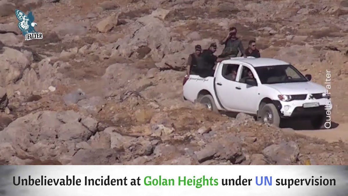 SyrianaAnalysis's tweet photo. Revealed by a #whistleblower ! 
#UN "peacekeeping" forces lead Syrian border patrol into an ambush near #Syria/n borders with #Israel in 2012.
Video: https://t.co/zcTIlpAYMy https://t.co/tGBLg6os5p