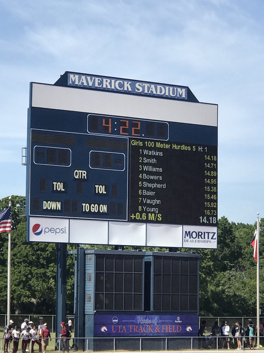 Great finish for freshman Bracie Vaughn! Way to represent!