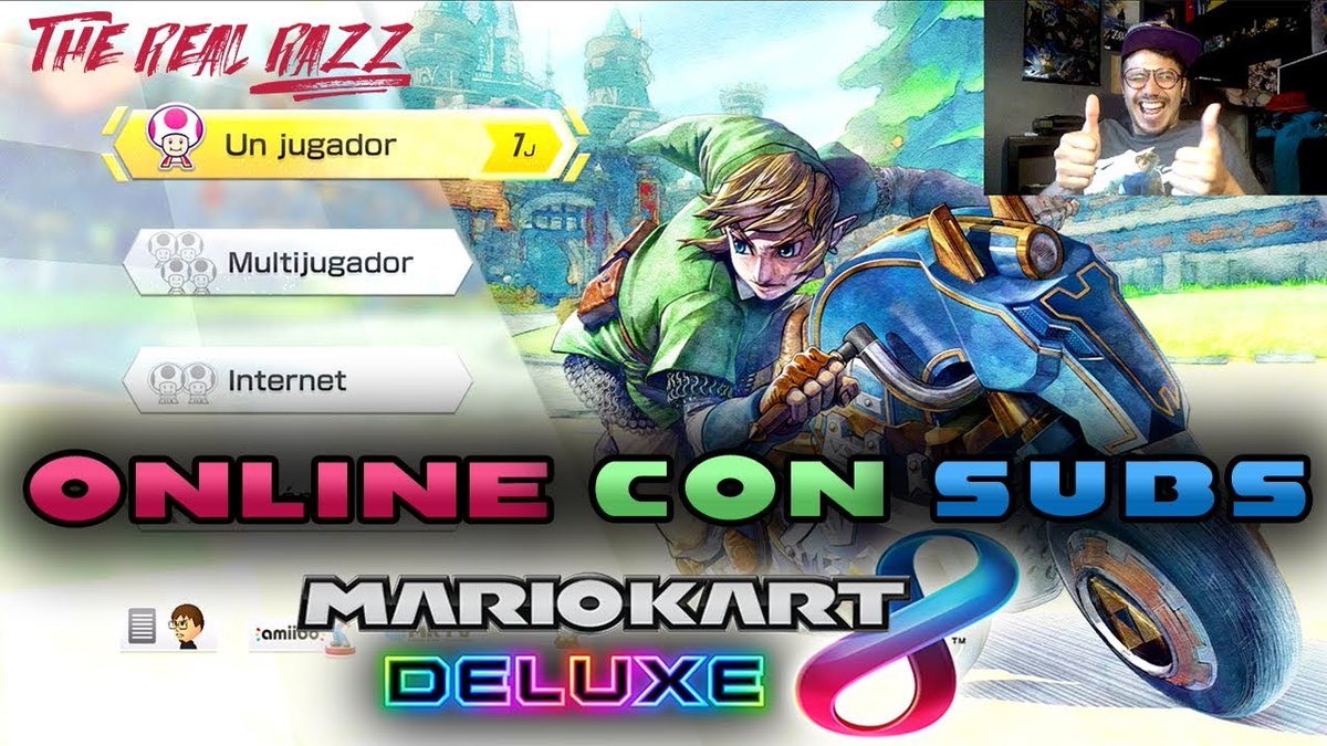 _TheRealRazz_'s tweet photo. Estoy terminando de comer!!! terminando empezamos directo de MK8D!! :^) https://t.co/LwBO6CfUBR
