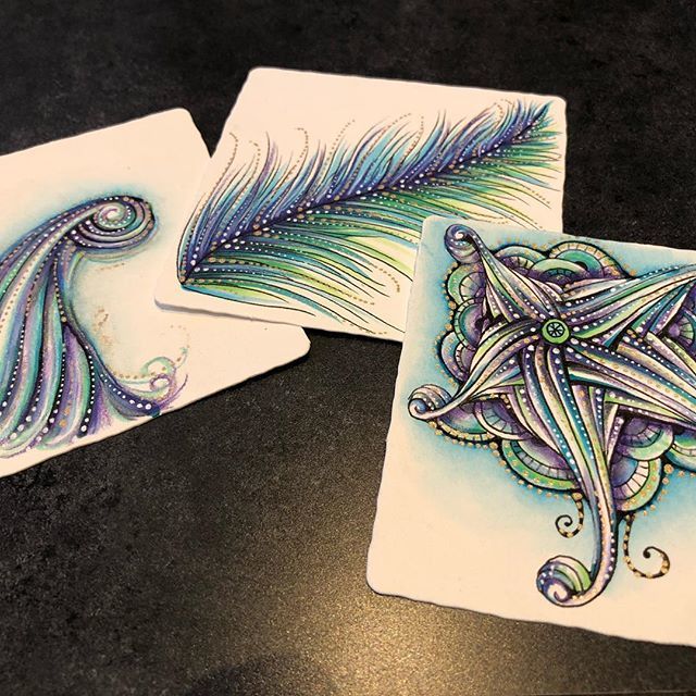 mariebcreates's tweet photo. Awesome class Eni! Thank you! Wish I could find my fourth tile! #tangleu #tangle #zentangle #mariebrowning #art #colorful #portlandoregon https://t.co/H4n2pZXkhP https://t.co/4aWa7L2HQ2