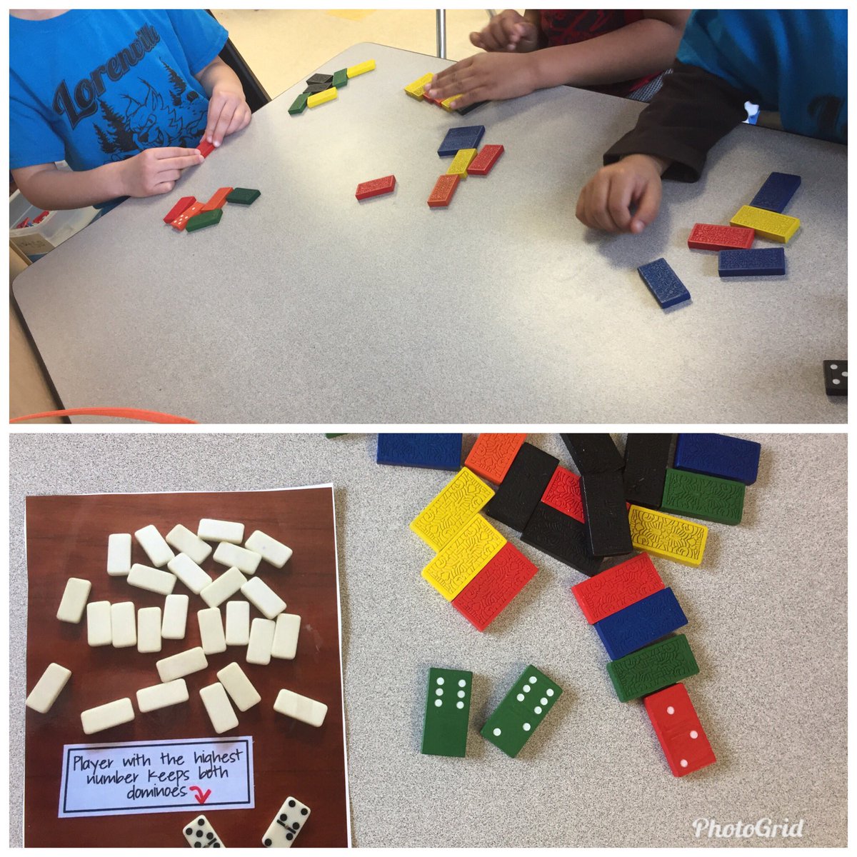 JennCampbell27's tweet image. So much learning in this new domino game!  #lvmath