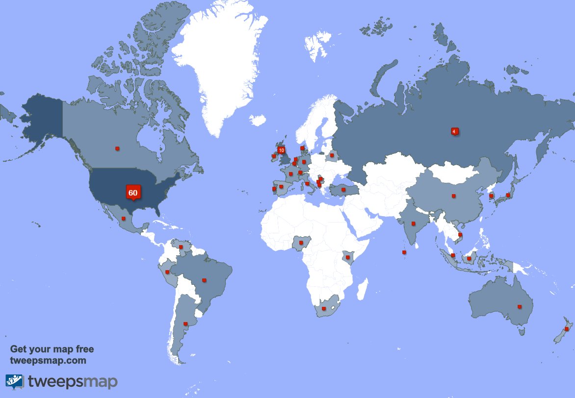 I have 6 new followers from USA, and more last week. See tweepsmap.com/!Spartan4177