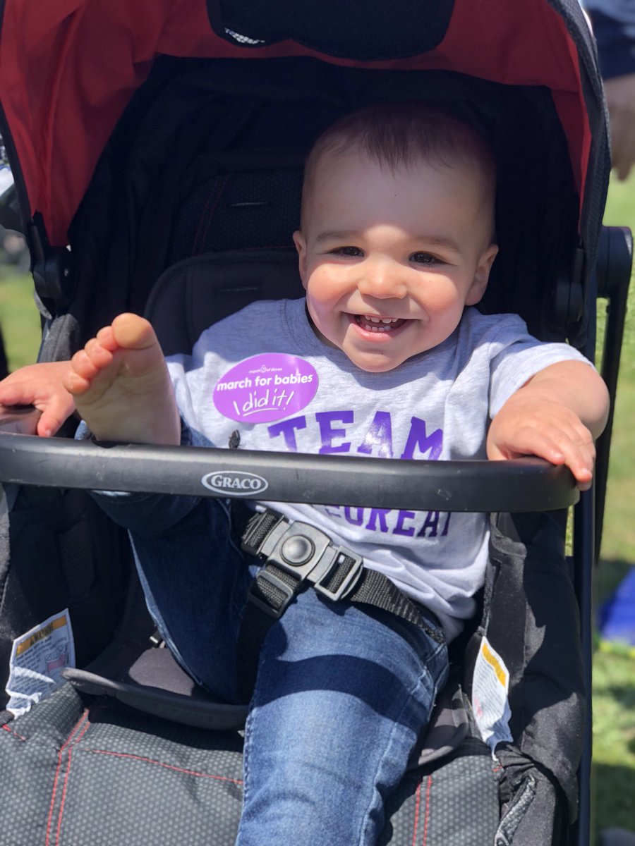 MelissaRand10's tweet photo. A special day spent marching with my special boy at Colt State Park. So proud of him each and every day. @MarchofDimes #TeamGrayTheGreat #MarchForBabies #34weeker #NICUgrad 💪🏻💜👶🏻👟 https://t.co/jHjirAy9Vt