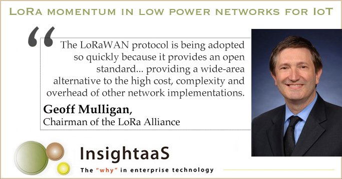 InsightaaSUS's tweet photo. Lynn Greiner on the #IoT industry's aim to develop a standardized specification for low power, wide area wireless networks (LPWAN) to connect IoT devices. It's known as LoRaWAN and it's administered by the not-for-profit LoRa Alliance...
https://t.co/2xlMOCyi7e #InsightaaS https://t.co/Drj7ODEiwh