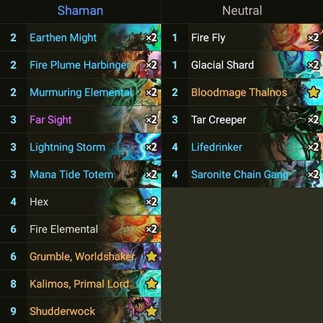 LitanahArmy's tweet photo. Reposting @liferuinerhs:
I've been quite lately, working on my decklists for my upcoming tourney in Philly. But here's my Shuddershaman.
Year of the #RUINNATION.
Also, follow my Hearthstone https://t.co/wPOLdjAFDy