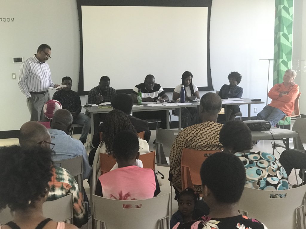 GFAEAssociation's tweet photo. Ghana Friendship Association of Edmonton monthly meeting underway at the Mill Woods Senior and Multicultural Centre with MLA Richard Feehan in attendance. #GhanaCommunity #GhanaYEG https://t.co/KIaZmHoR1s