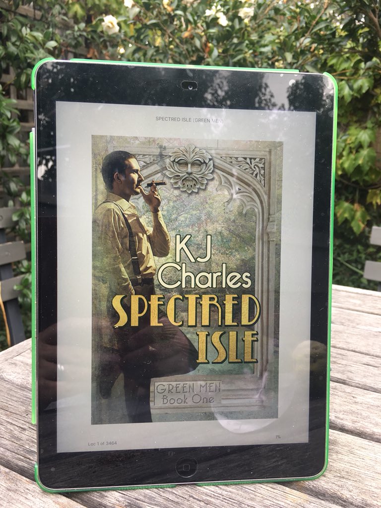 LibraryMelissa's tweet photo. I (re) read Spectred Isle by @kj_charles (2017) because I needed something comforting. Paranormal romance isn’t really my thing but in the hands of KJ - I *love* it. Also English folklore and the best title ever. #books2018 #yarralibraries #notalibrarybook https://t.co/YaioSf1awK