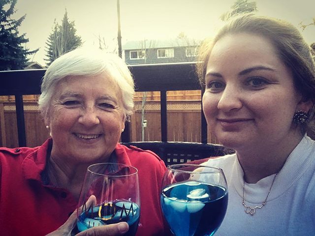 MPMWilson's tweet photo. Celebrating my first attempt (in a long time) learning to drive standard with some fun blue wine 💙 #motherdaughtertime #wineoclock #convertible #roofdown #onlystalledonce #finallyspring https://t.co/OYrx1CvEAd https://t.co/bDTjTW8YZQ https://t.co/fhYZGhLiSm