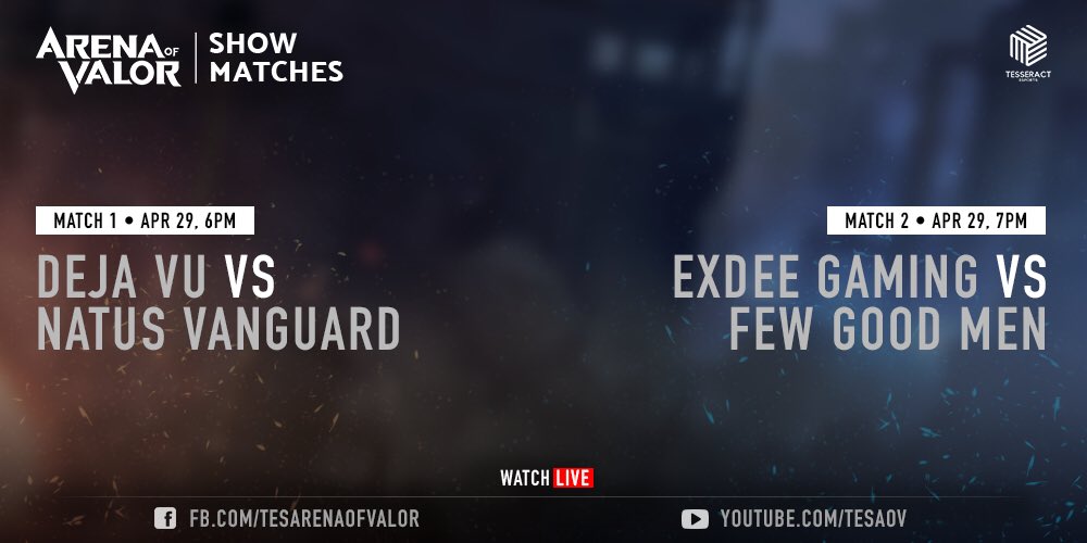 TESArenaOfValor's tweet photo. Join us on ‘Antaris Battlefield’ to witness the top teams from India featuring ExDee Gaming, Dejavu, NatusVanguard and FewGoodMen playing against each other in TES @ArenaofValor League Show Match Today at 6 PM IST! Grab your popcorn!

📺 https://t.co/bL1mkJxD3p https://t.co/g3ZR9z8rZV