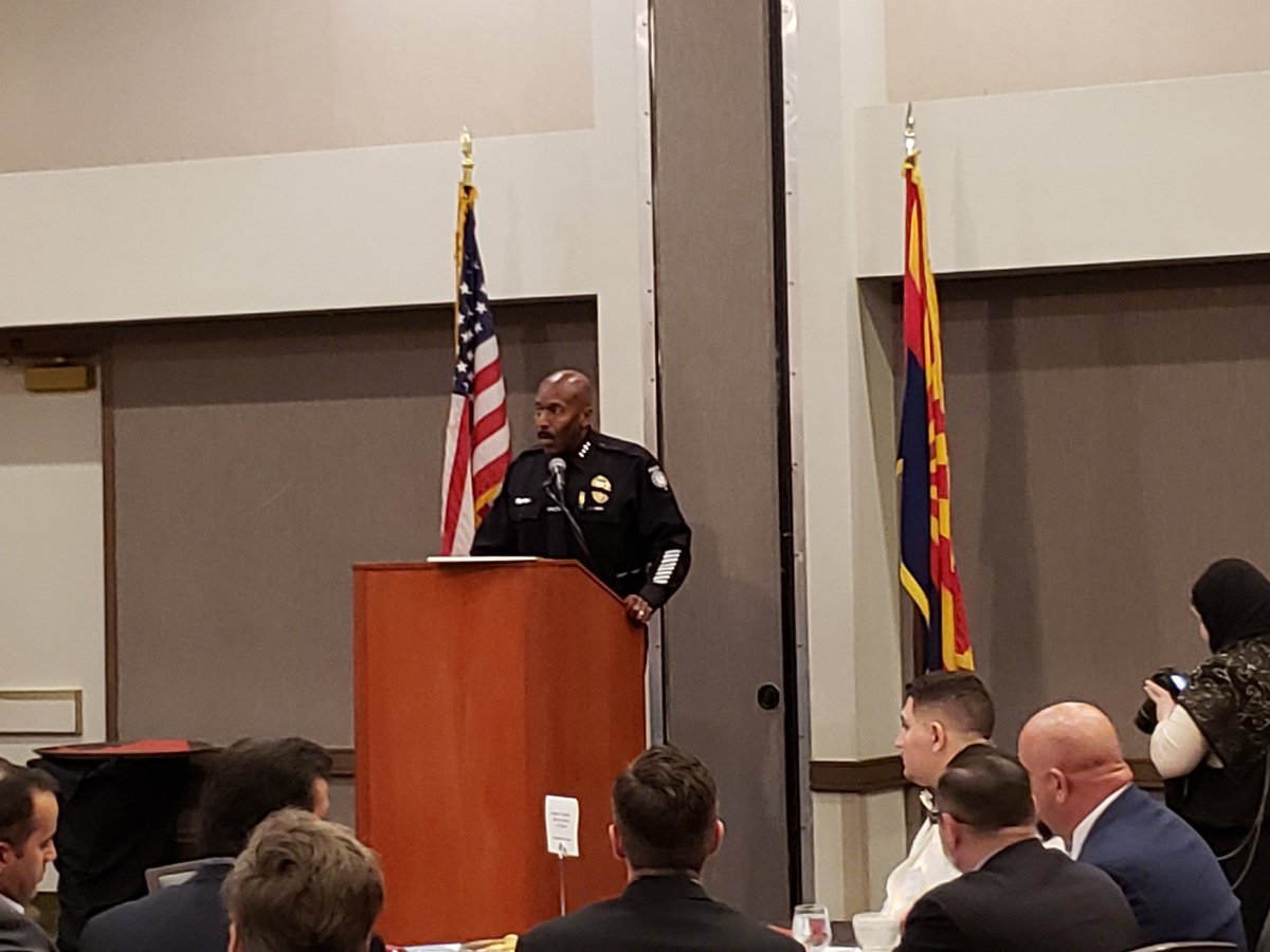 Congratulations to Peoria Police Chief Roy Minter in recognition of his "Outstanding collaboration and leadership with faith based partnerships from the AZ Muslim Police Advisory Board"