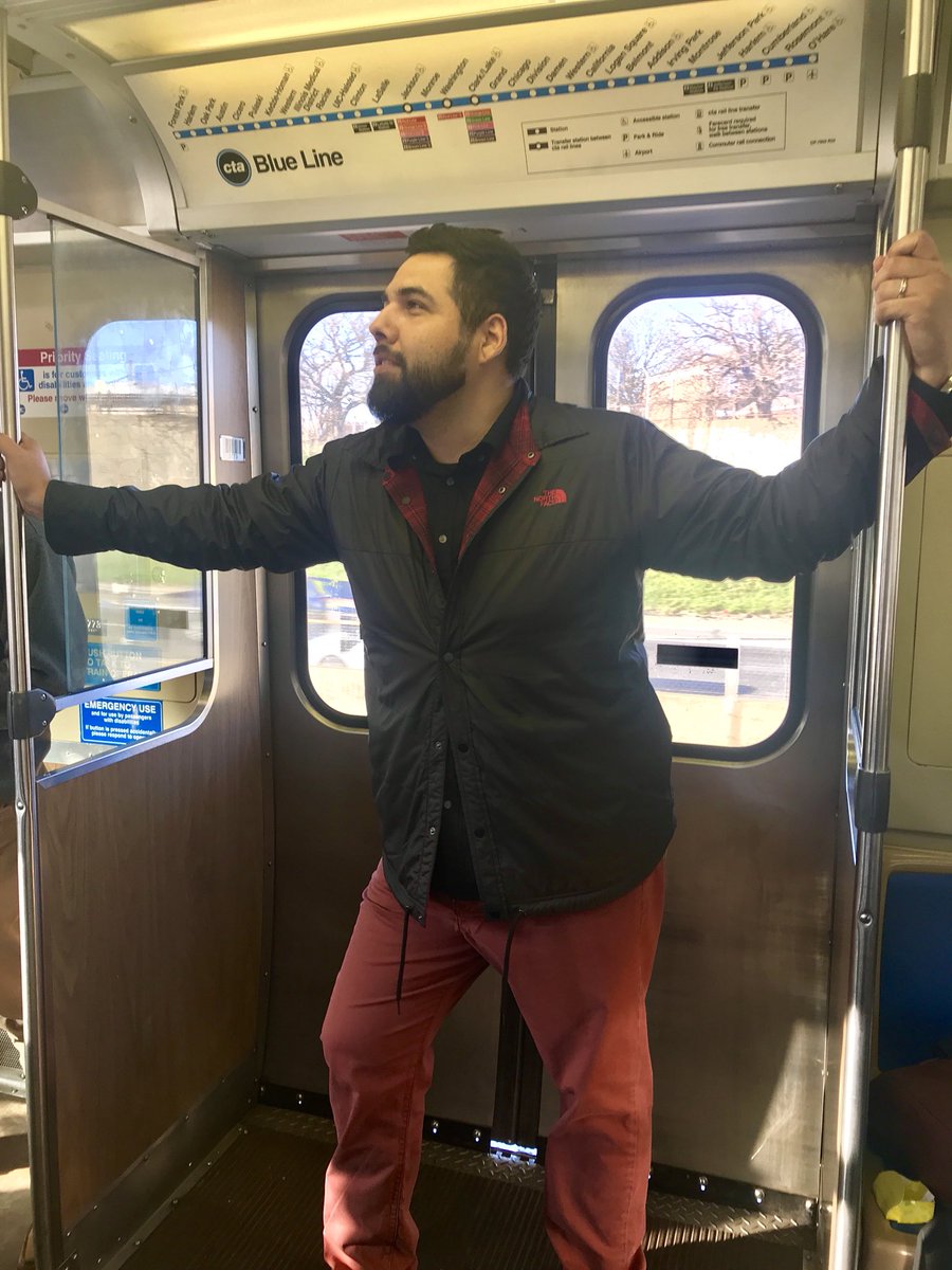 I don’t think this is proper train etiquette but at least I’m rocking the Chicago Bulls pants! #AMAsummit <a href="/AMASanAntonio/">AMA San Antonio</a>