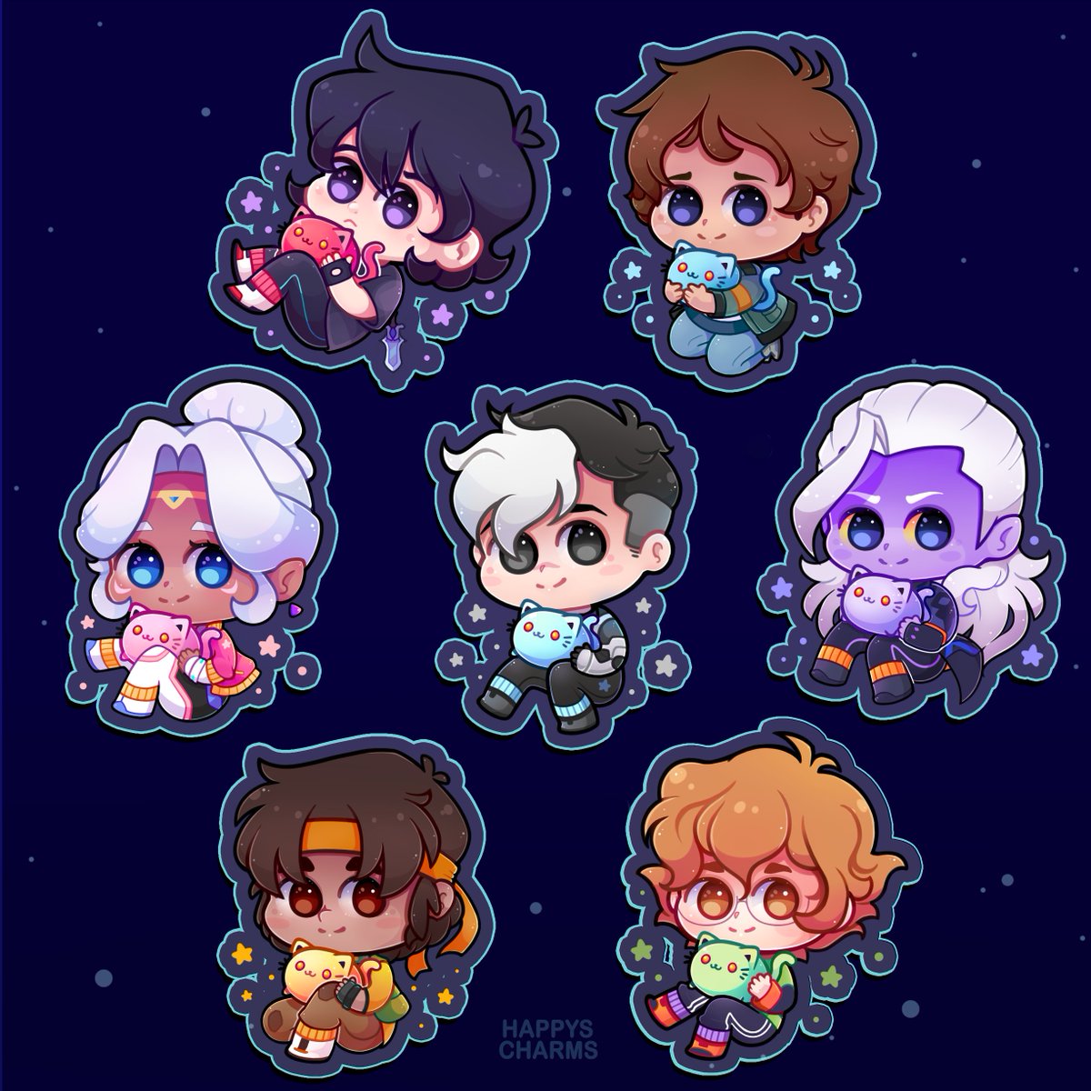Happy charms рисунки