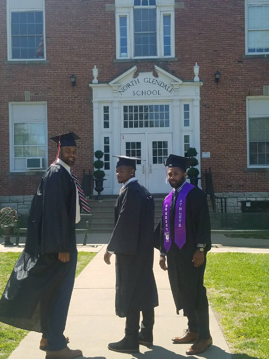KHS class of 2014  &amp; North Glendale’s finest student athletes will graduate in two weeks. Evan Booker, Eric McWoods, &amp; Jordan Brown #pioneerpride