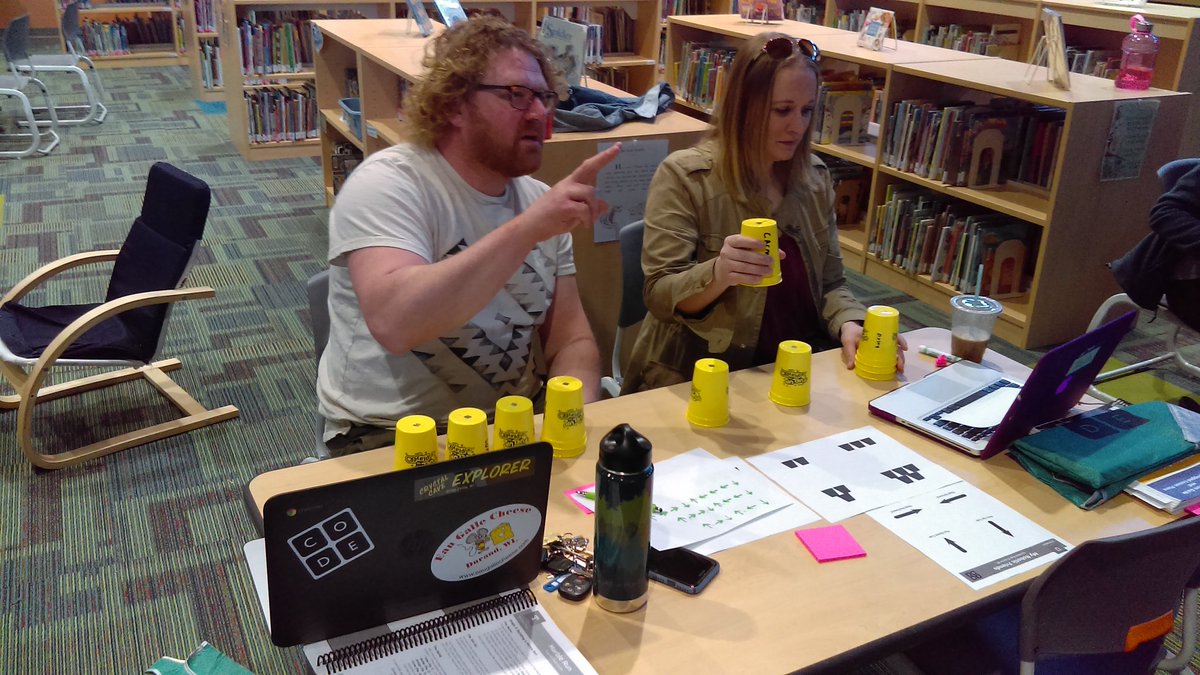 gregerson_kyle's tweet photo. Had a great day with some amazing educators that attended Computer Science Fundamentals workshop. Learning how to bring computer science to all students K-5. @TeachCode #TeachCode #gotRHpride https://t.co/q3ZFp5BKd3