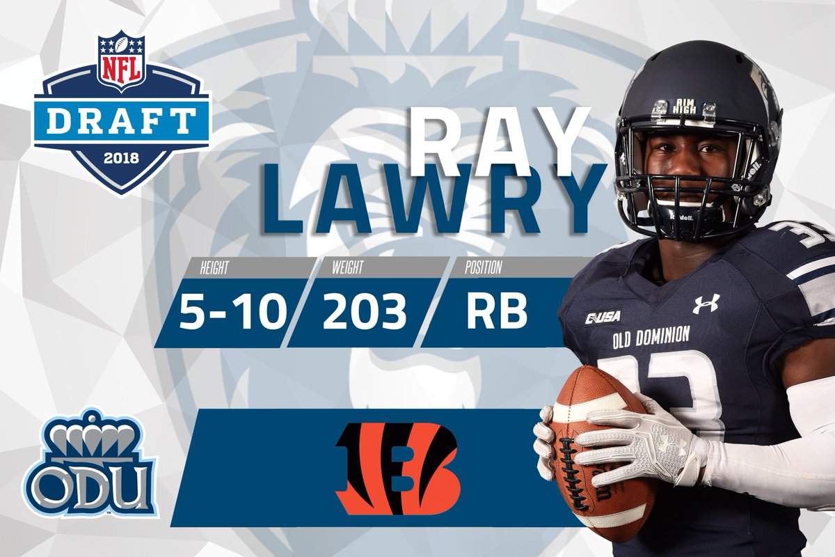 ODUFootball's tweet image. #ODUFB all-time leading rusher, Ray Lawry, signs with the Cincinnati Bengals as an undrafted free agent! #ODUSports #Monarchs