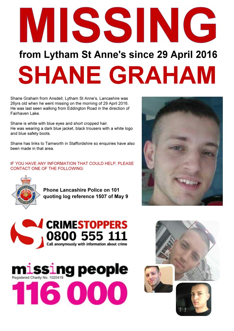 Please share poster for Shane Graham, missing two years today #FindShaneGraham #DamiensLaw