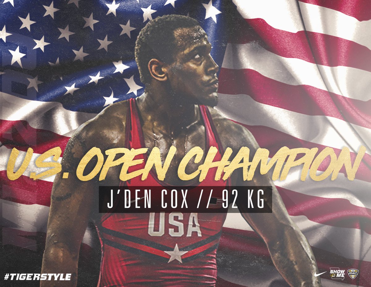 MizzouWrestling's tweet photo. Add it to the resume! ☑️

@MATrix_8692, US Open Champion!

#MIZ #TigerStyle 🐯 https://t.co/xQT7t7NHXt