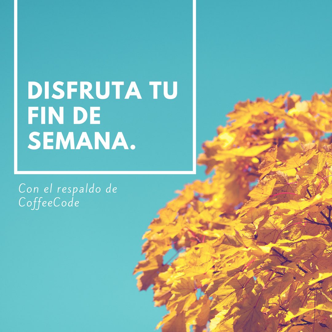 coffeecode_cl's tweet image. Relájate !! Con nuestros servicios tu software a medida andará de maravillas . A disfrutar el fin de semana largo !!