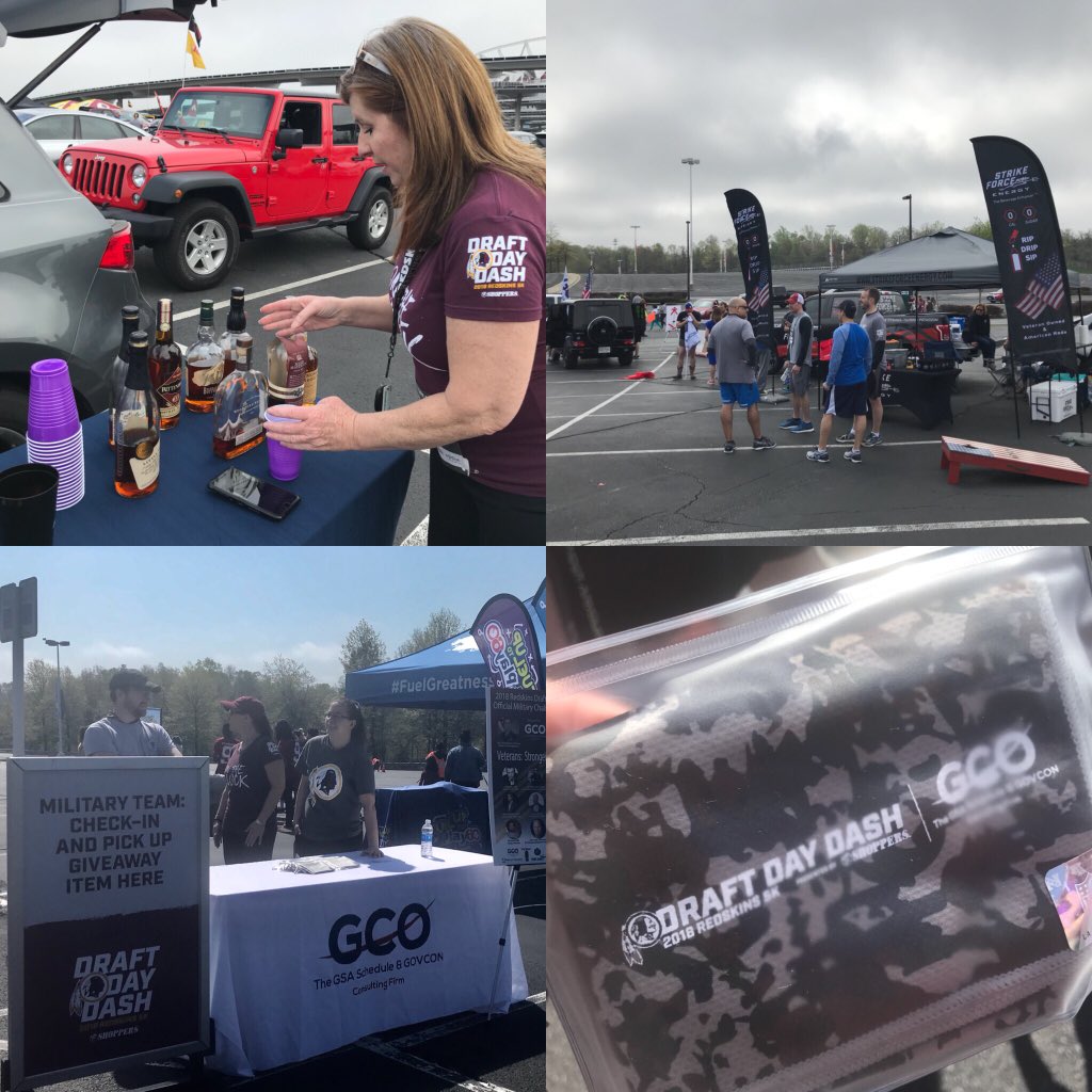 whosuzieq's tweet photo. Thanks @GOVCONOPS ! You rock! Thanks for everything today at #SkinsDraftFest #draftdaydash #Redskins5K #httr https://t.co/CV1fh1MQ4D