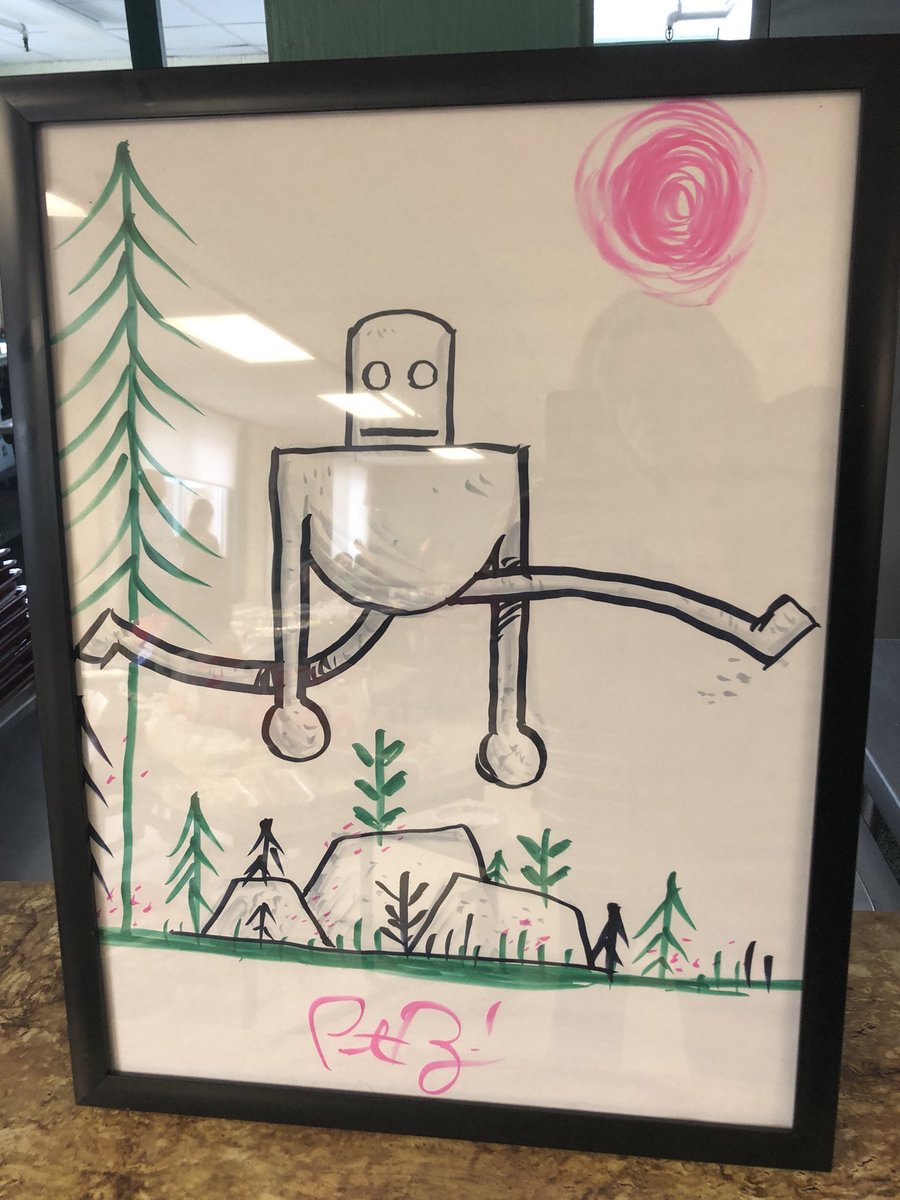 Grade5Rockstars's tweet photo. @itspeterbrown we had an awesome Book Breakfast last week celebrating your new book The Wild Robot Escapes!! It was our biggest Book Breakfast year - with all the four and fifth graders at our school attending it and discussing why they love Roz. Thank you! #Rozrocks https://t.co/abIcG9LSu9