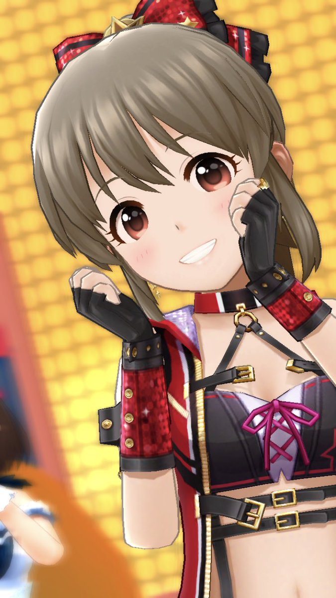 suzume_drstss's tweet photo. 今日も一日頑張るぞい！……こうですか？
#デレステスクショ朝の1枚 
#HollyProject #堀裕子 https://t.co/ndeHEzT32E