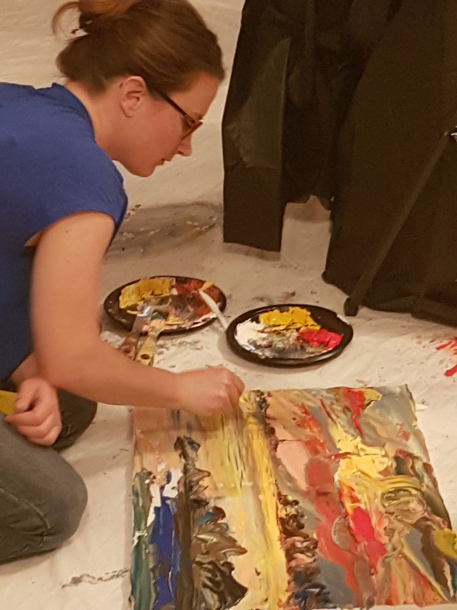 Ontunacceptable's tweet photo. Super cool #artbattle #scenenorfolk #norfolk soaking all this talent in and love it !!!! https://t.co/6HxaZviHzA