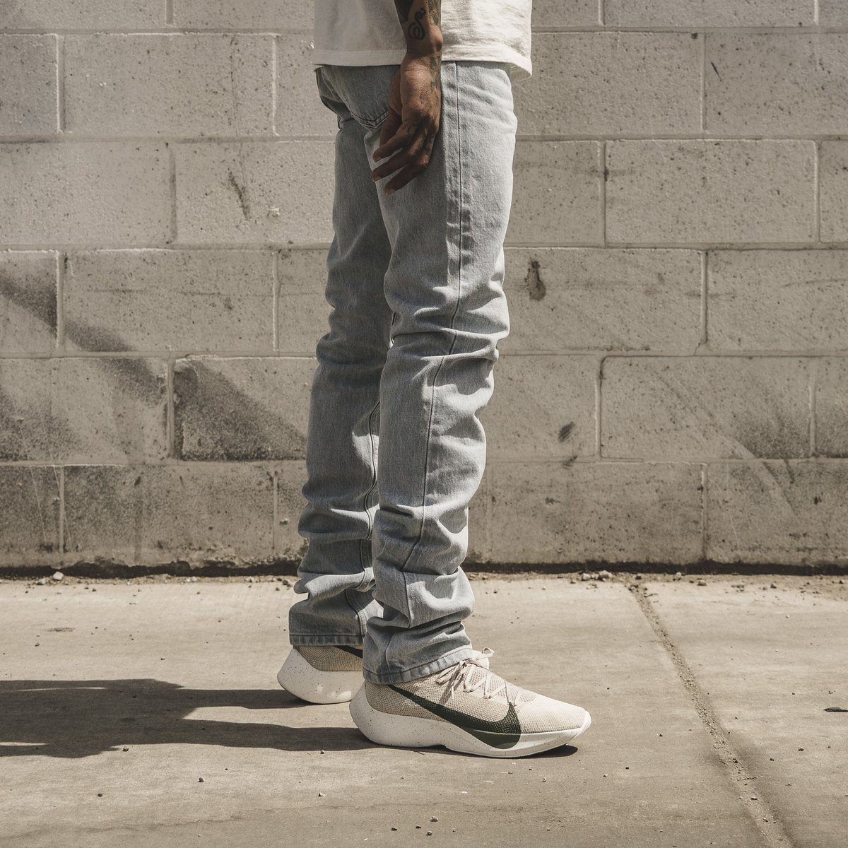 vapor street flyknit on feet