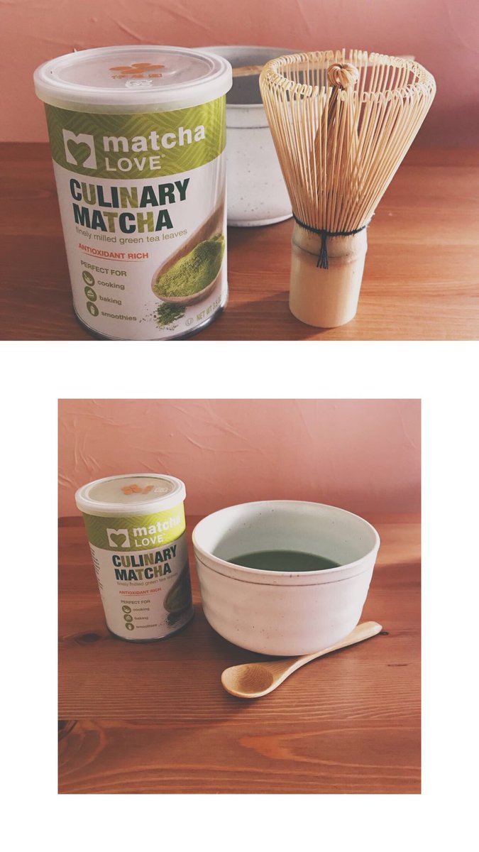 I just made my first <a href="/matchalove/">matcha LOVE</a> green tea latte &amp; I ♥️ it! Thank you for the speedy delivery <a href="/THRIVEmkt/">Michael</a> ||#productPhotography #matchaLOVE
