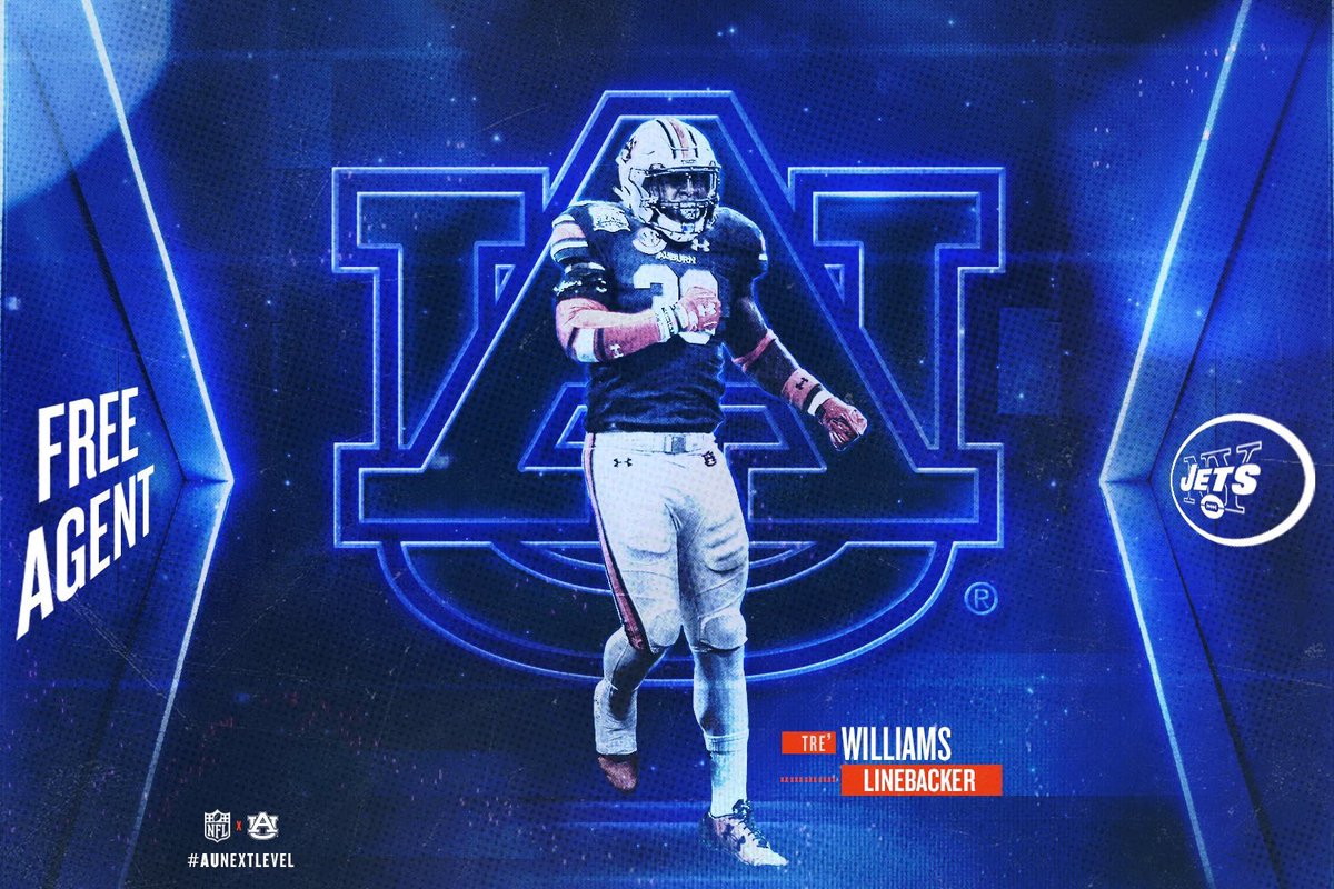 CoachGusMalzahn's tweet photo. Happy for you @Trew30_ on signing with the @nyjets!

#AUNextLevel | #WarEagle https://t.co/0IhpxlWeLt