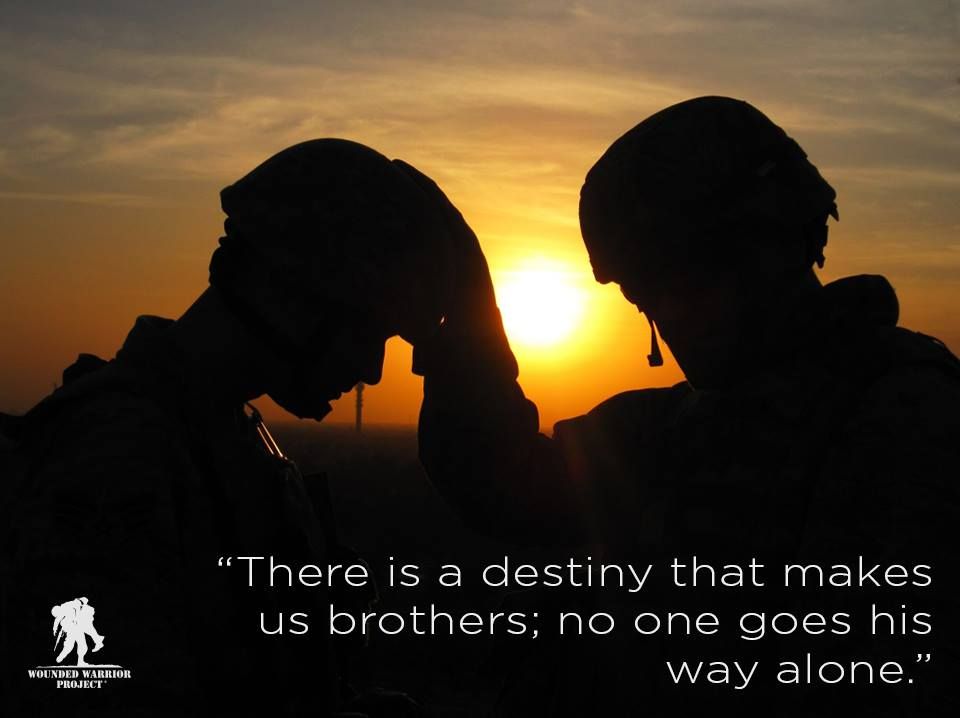 Brothers In Arms Quotes Wwp On Twitter: "For Our Sisters And Brothers In Arms. Quote By: Edwin  Markham Photo By Staff Sgt. Tim Beckham Https://T.co/Hxlbdkfmsy" / Twitter