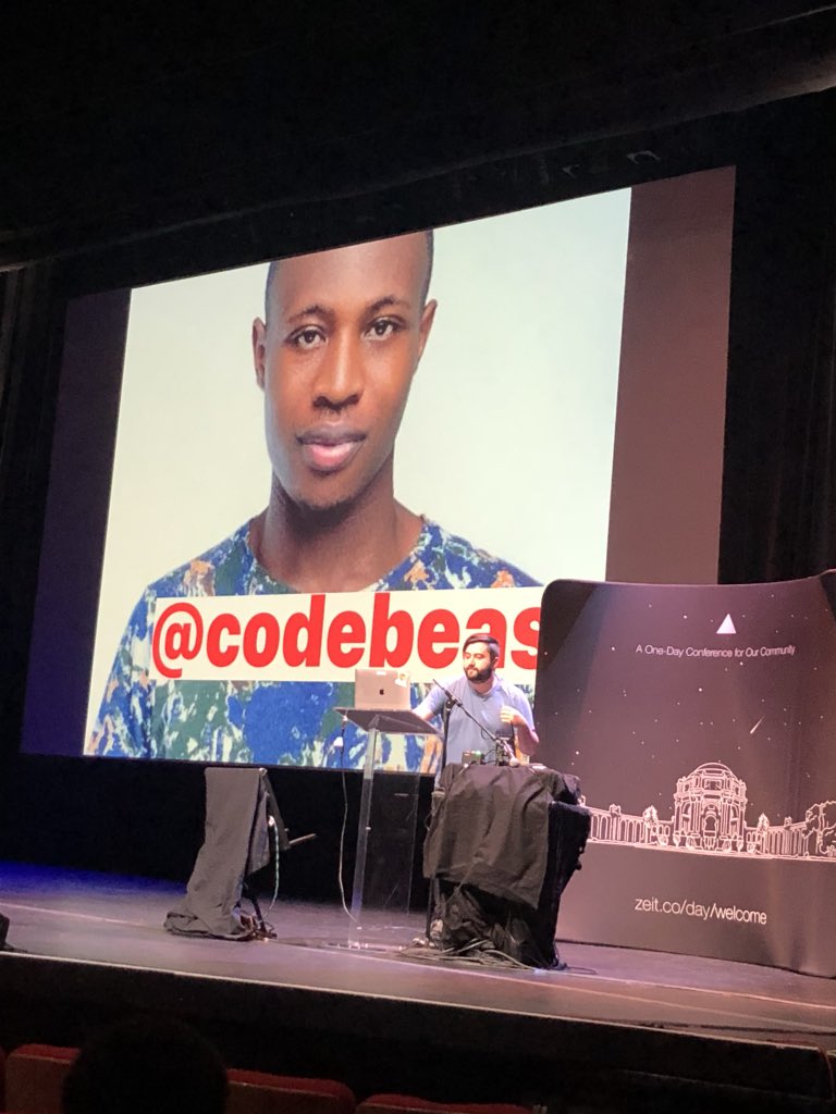 unicodeveloper's tweet image. You are celebrated here @codebeast at #ZeitDaySF2018 &amp;amp; your book honext.io by @jamiebuilds 🔥