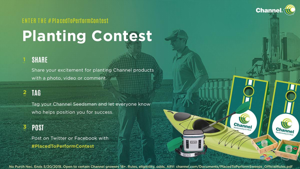 You helped decide the prizes, now enter to win them! Share your planting activity with us in our #PlacedToPerformContest for a chance to win.