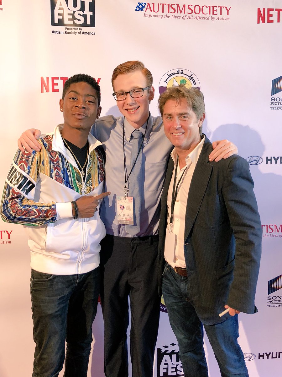 I had a great interviews with RJ Cyler, who plays the blue Power Ranger with Autism and John Gatins who wrote the Power Ranger movie. Both are such nice and fun people.  <a href="/autfest/">AutFest</a>  <a href="/autismlive/">Autism Live</a> #CobyBird #includeUs #actingwithautism #johngatins