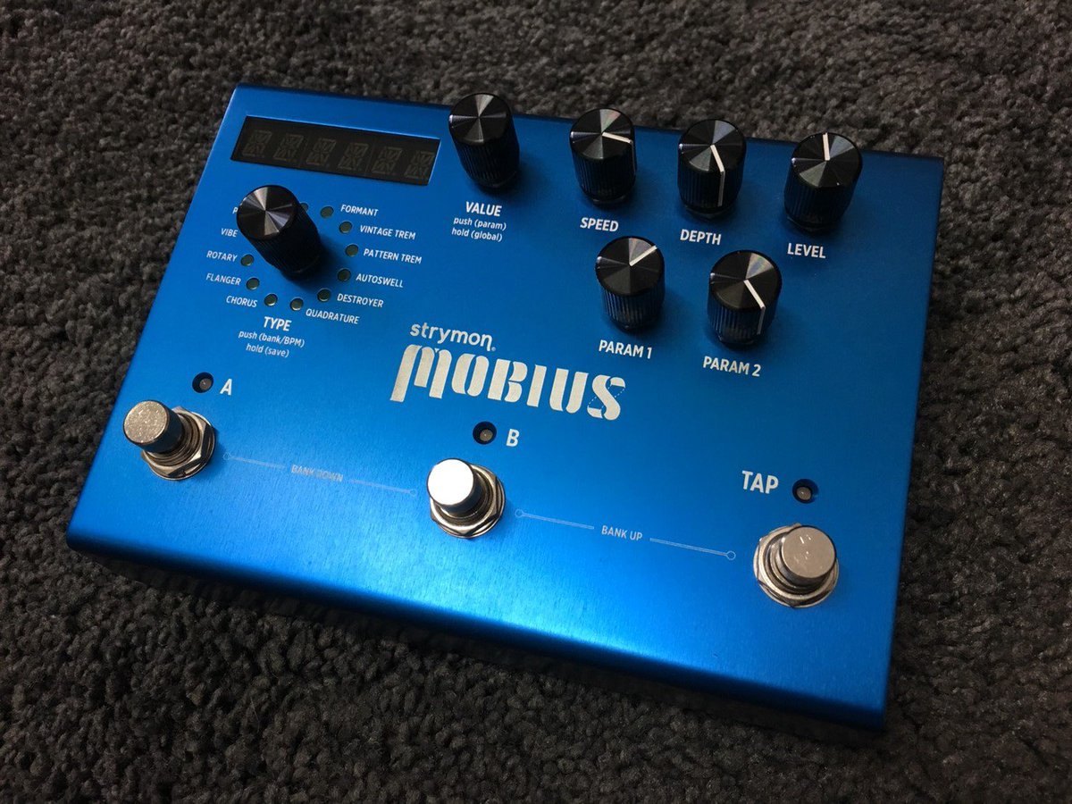 hatsu_aya's tweet photo. #機材売ります
Strymon Mobius ￥35000
危険な音を出すのに。外観は未使用に近いです！ https://t.co/GcIIAJf3Wd