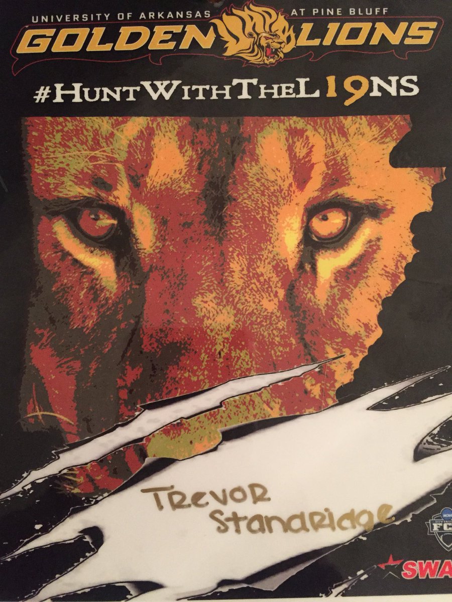 TrevStandridge's tweet photo. Great time today at #UAPB Spring football game!  🏈Thank you to the coaching staff for the hospitality! #goldenlions 
@ArElite100 @LeotisHarris2 @EarlGill10 https://t.co/IDt0QLj20b