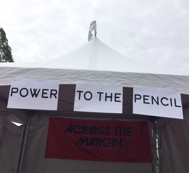 acrossthemargin's tweet photo. Day 1 Bay Area Book Festival...in the books! #punintended #BayAreaBookFest #BABF #AcrossTheMargin #ATMPublishing #powertothepencil #readwriteresist Until manana... https://t.co/0yZmsocDXt