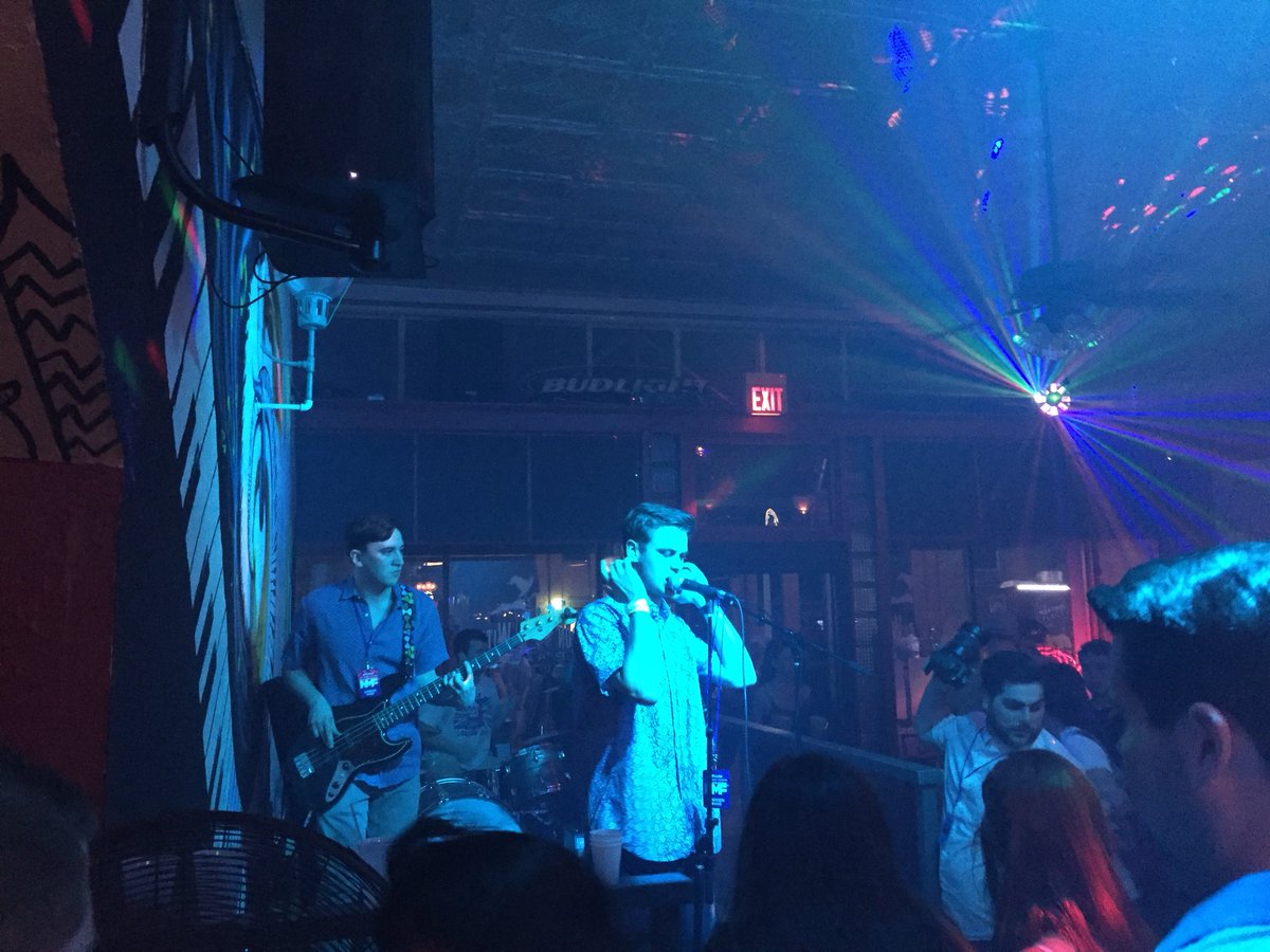 AllisonWntrb's tweet image. @PartTimeSavants playing in the front of @bisonwitches_OK for #NMF2018