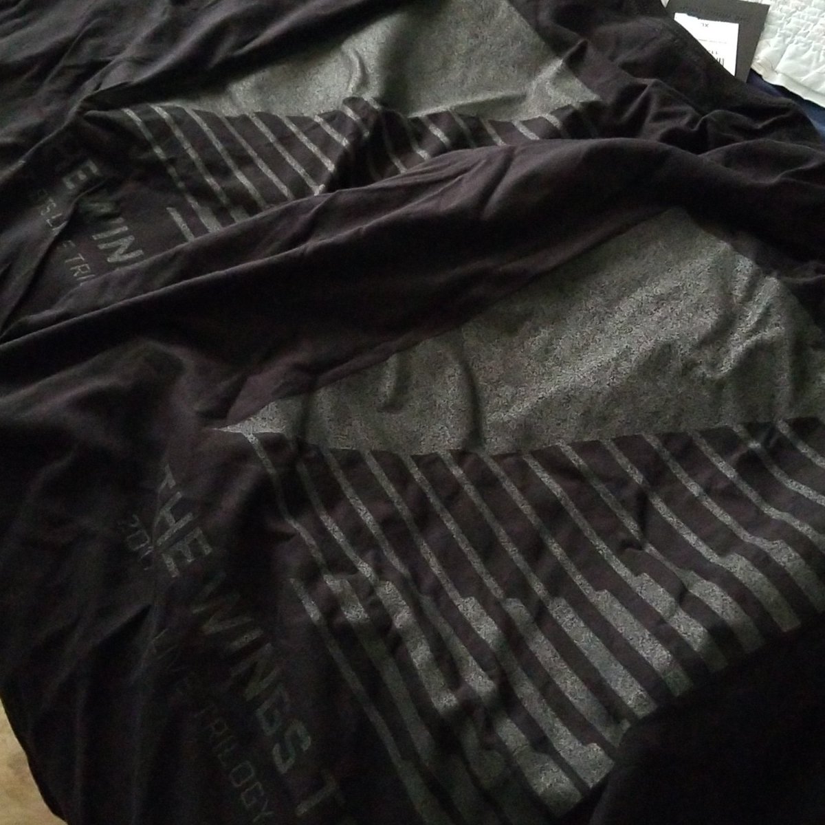 kawaiipotato73's tweet photo. I FINALLY got my Wings Tour shirts! Thru Hot Topic. I have been trying for over a year to get these, since last years concert lol 😃 https://t.co/f1PZyy2HZl