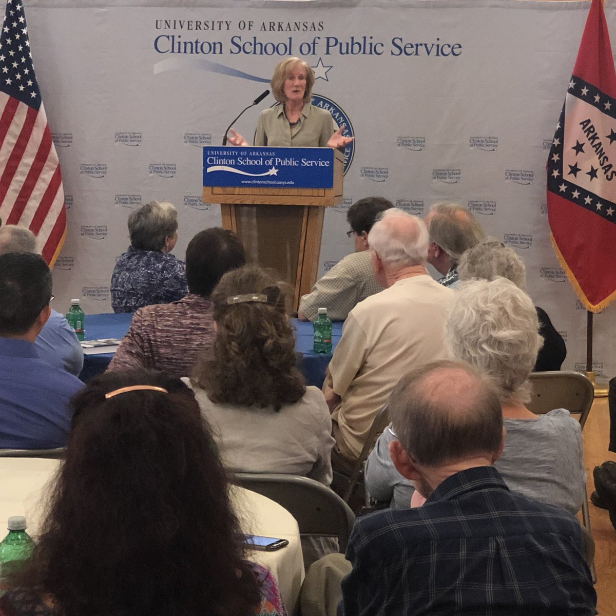 warwicksabin's tweet photo. Such a beautiful weekend in Little Rock, and so glad to be able to attend the Holy Souls crawfish boil, the Little Rock @citizensclimate gala, and @farrisa’s talk at the @clintonschool about @dpsouthdispatch, her father’s memoir about covering the civil rights movement. https://t.co/kn332TJ0Zx