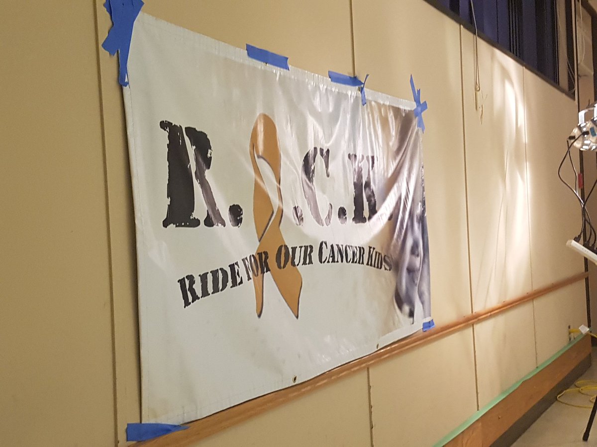 Mortedecai's tweet photo. FanZZango performing at a Chippawa Lions concert for the R.O.C.K. Ride!
(Ride 4 Our Cancer Kids).

Know anyone that could help out or participate in the ride July 7th 2018 @StephMcMahon @TripleH ?

#ROCKRide https://t.co/867DxfnMiy
