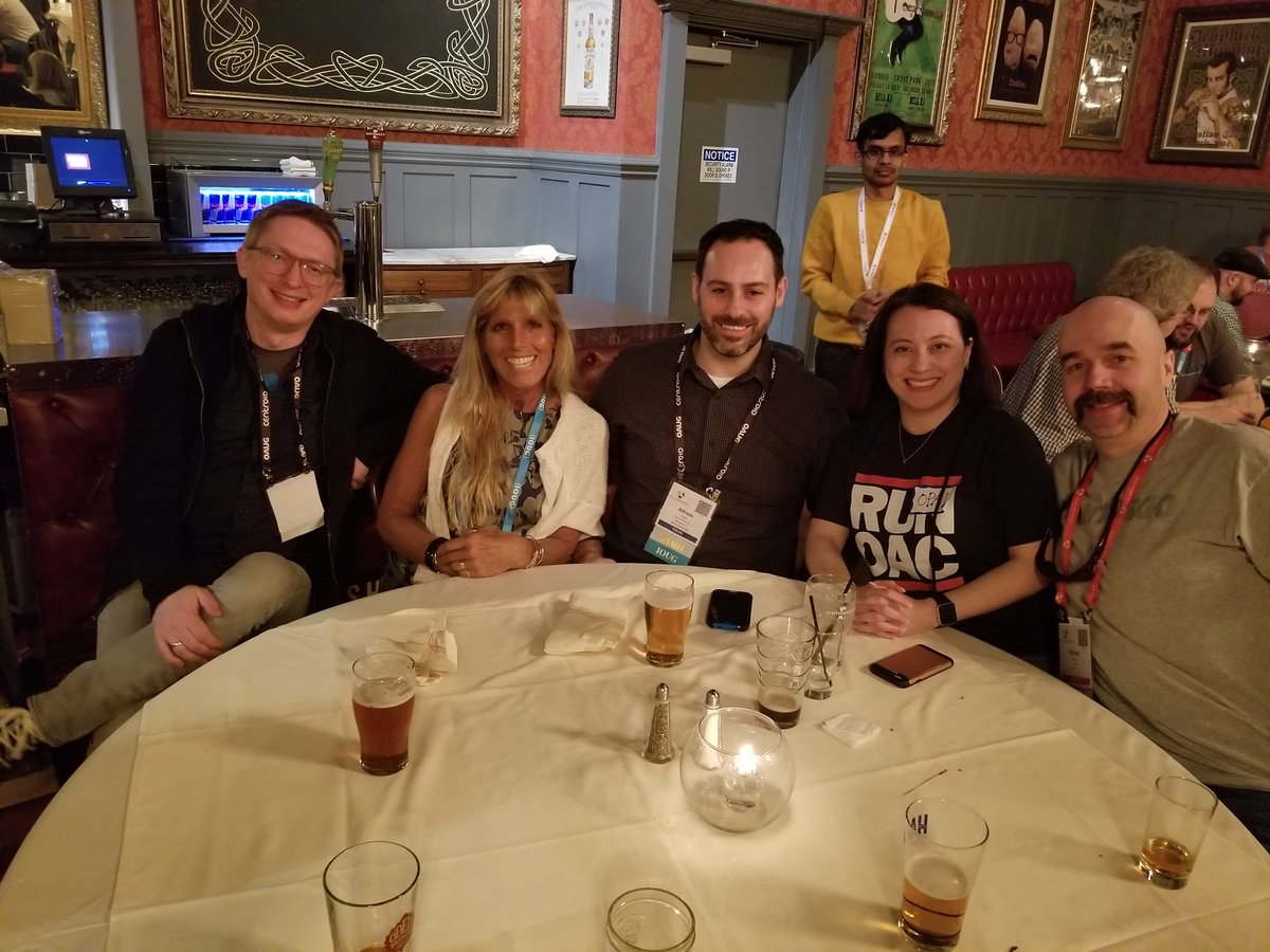 Great fun, learning, friends at #C18LV  #oracleace dinner. #whywedothisoracleace