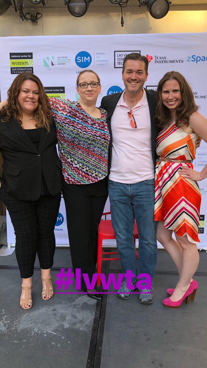 Attending the Las Vegas Women in Technology Awards ceremony with <a href="/heathriel/">Heather Wilde</a> and friends. Heather was nominated for an award again this year : ) #lvwta #WomenInTech
