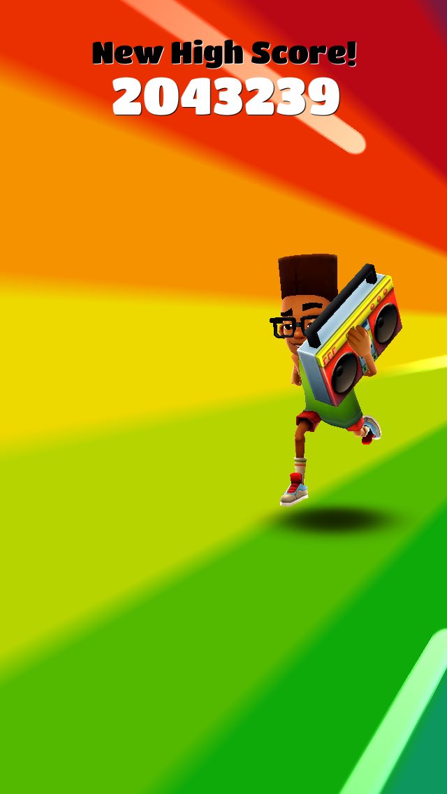 recorde mundial de subway surfers