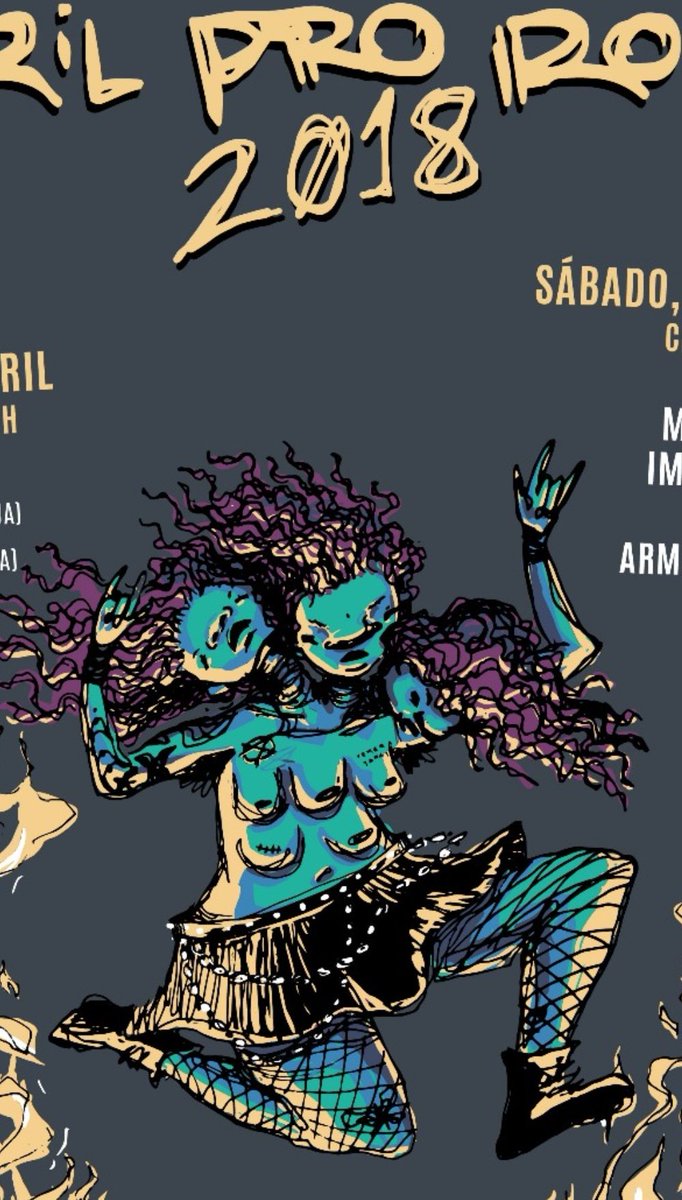 reciferock's tweet photo. Viram o "Temer Jamais" no desenho de Ianah para o Abril Pro Rock 2018? #TemerJamais #abrilprorock #apr2018 https://t.co/E1ok2zp7lg